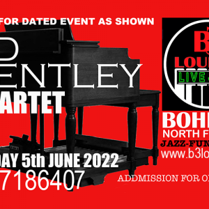Ed Bentley Quartet - 5th June 2022<span> - Featuring Alun Harries (Drums), Mark Ridout (Guitar), Simon Bates (Tenor Saxophone).</span>