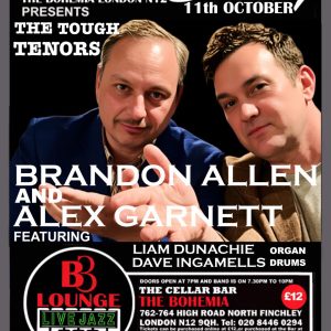 Brandon Allen & Alex Garnett - Battle of the Tenors - Sunday 11th October 2026