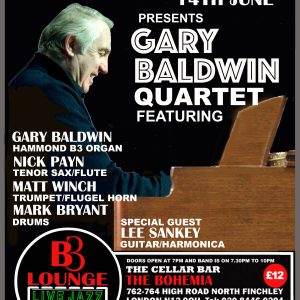 Gary Baldwin Band - Sunday 14th June 2026