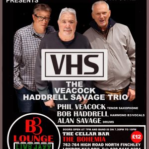 VHS Organ Trio - Veacock, Haddrel & Savage - Sunday 28th June 2026