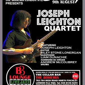 Joseph Leighton Quartet - Sunday 9th August 2026