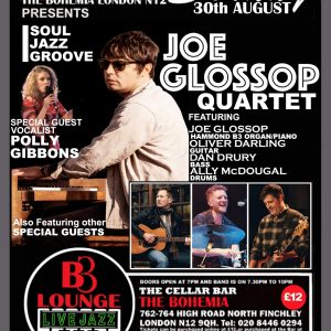 Joe Glossop Quartet - Sunday 30th August 2026