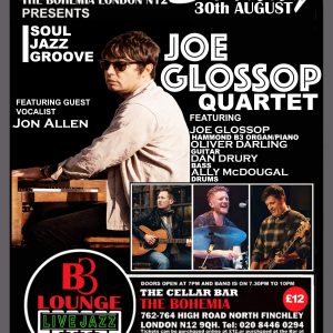 Joe Glossop Quartet - Sunday 30th August 2026