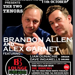 Brandon Allen & Alex Garnett - Battle of the Tenors - Sunday 11th October 2026